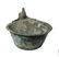 An attractive Roman bronze handled bowl