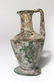 A Roman blue-green glass single-handled bottle - 3