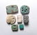A group of 7 Egyptian faience plaques and beads - 2