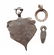 A lot of 3 Roman silver objects