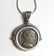 Roman Constantine the Great coin in silver pendant