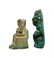 A pair of Egyptian faience amulets of Isis and Horus - 2