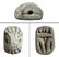 Egyptian faience stamp seal, New Kingdom to Late Period