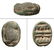 Egyptian green faience scaraboid in the form of a