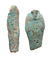 A pair of Egyptian ushabti fragments, Late Period