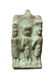 An Egyptian faience plaque of the triad