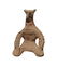 A Greek seated ceramic figure, Boeotia