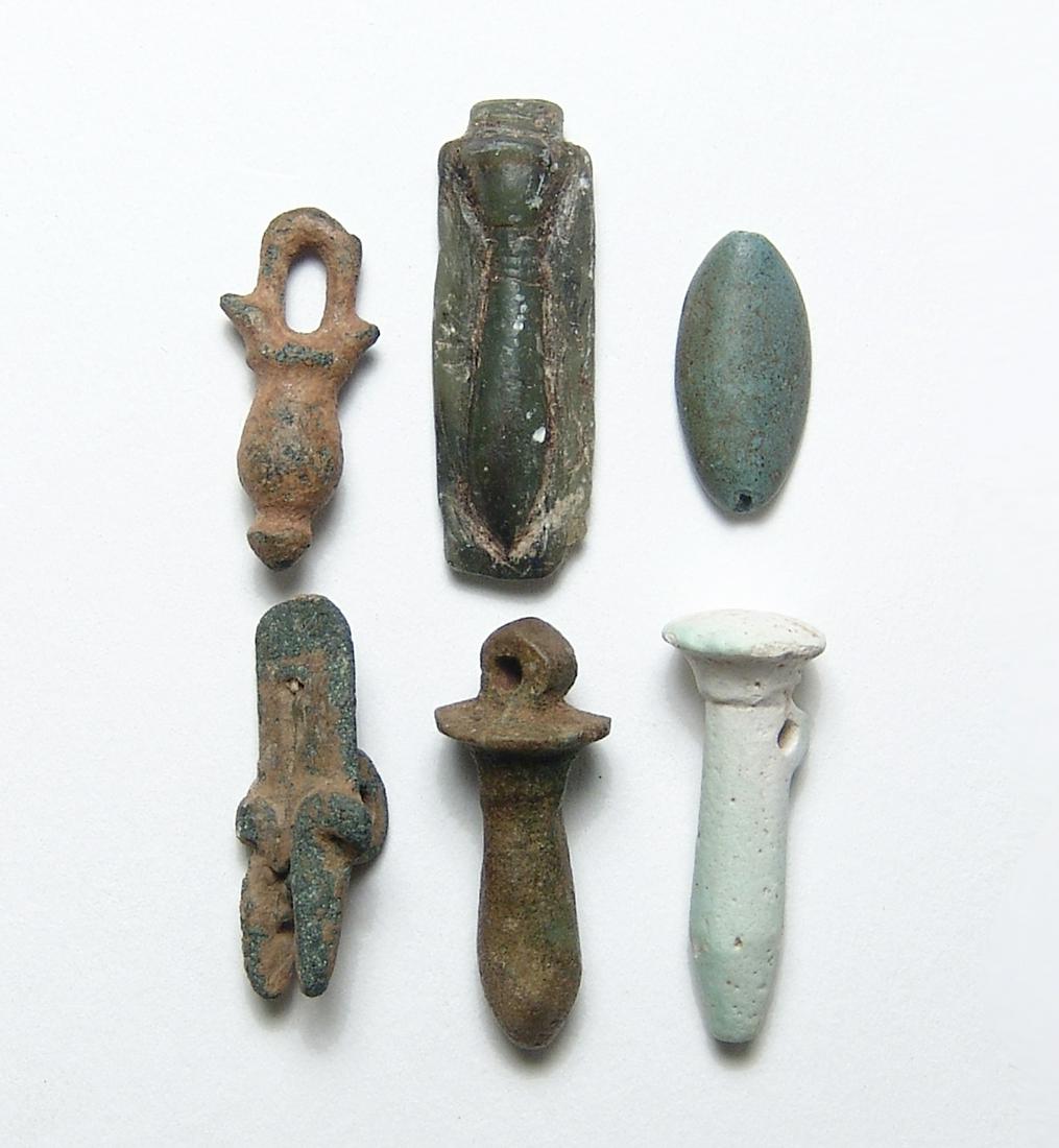 Wonderful Egyptian stone and faience amulets (1 of 1)