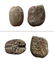 A pair of Egyptian steatite scarabs