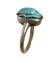 An Egyptian faience scarab in silver ring - 2