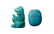 A lot of 3 Egyptian scarabs and an inlay - 4
