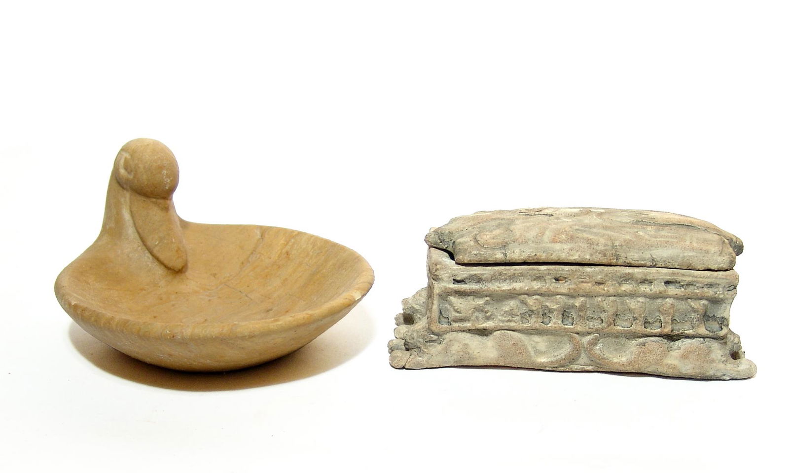 A pair of ancient-style reproduction pieces (1 of 5)