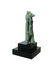 A large Egyptian faience amulet of Anubis - 2