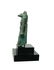 A large Egyptian faience amulet of Anubis - 3