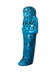A fantastic Egyptian deep blue glazed ushabti - 4