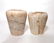 Set of 4 large Egyptian alabaster canopic jars - 3