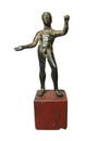 A wonderful Etruscan bronze figure of a male youth