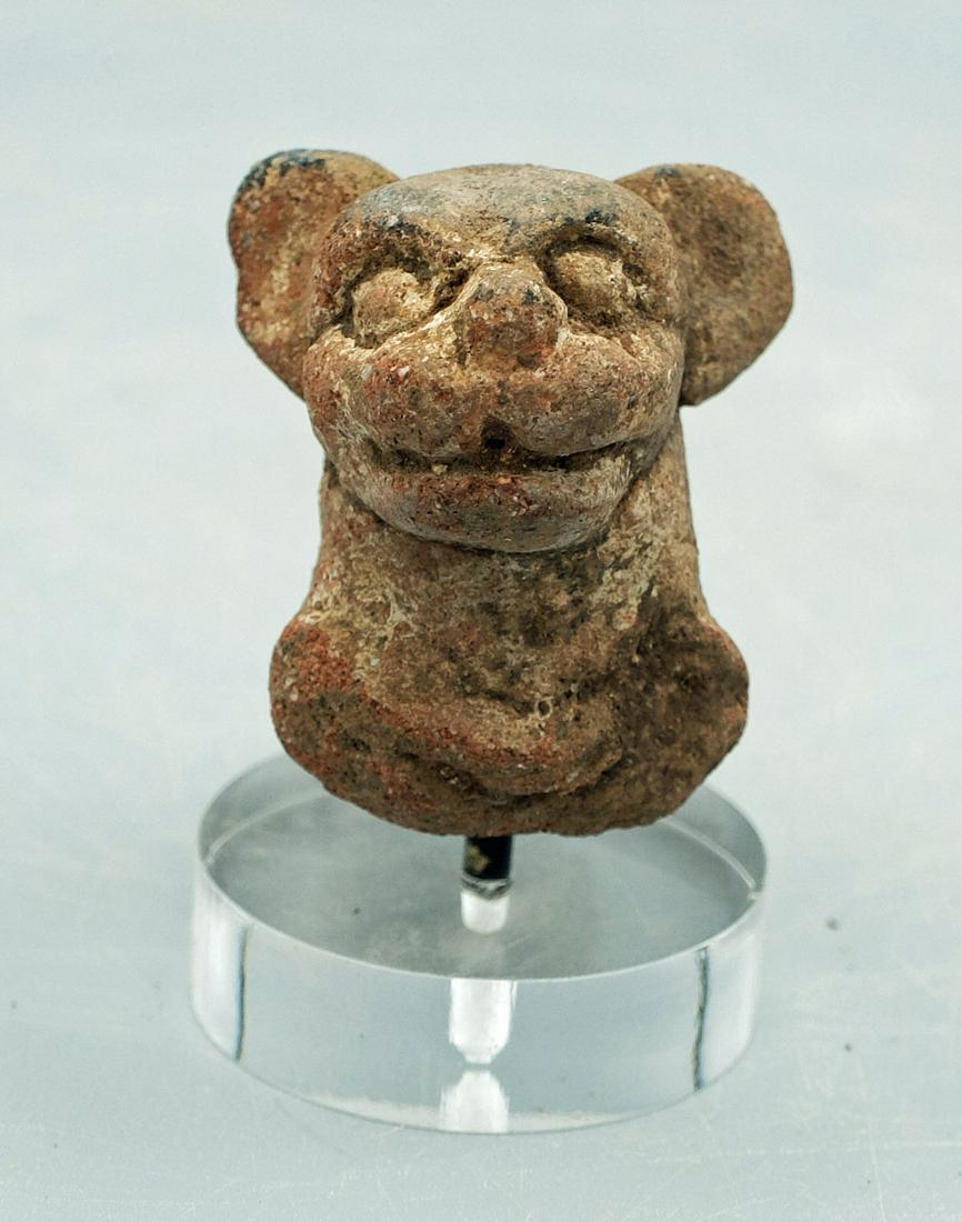 A lovely Maya jaguar bust from Guatemala (1 of 3)