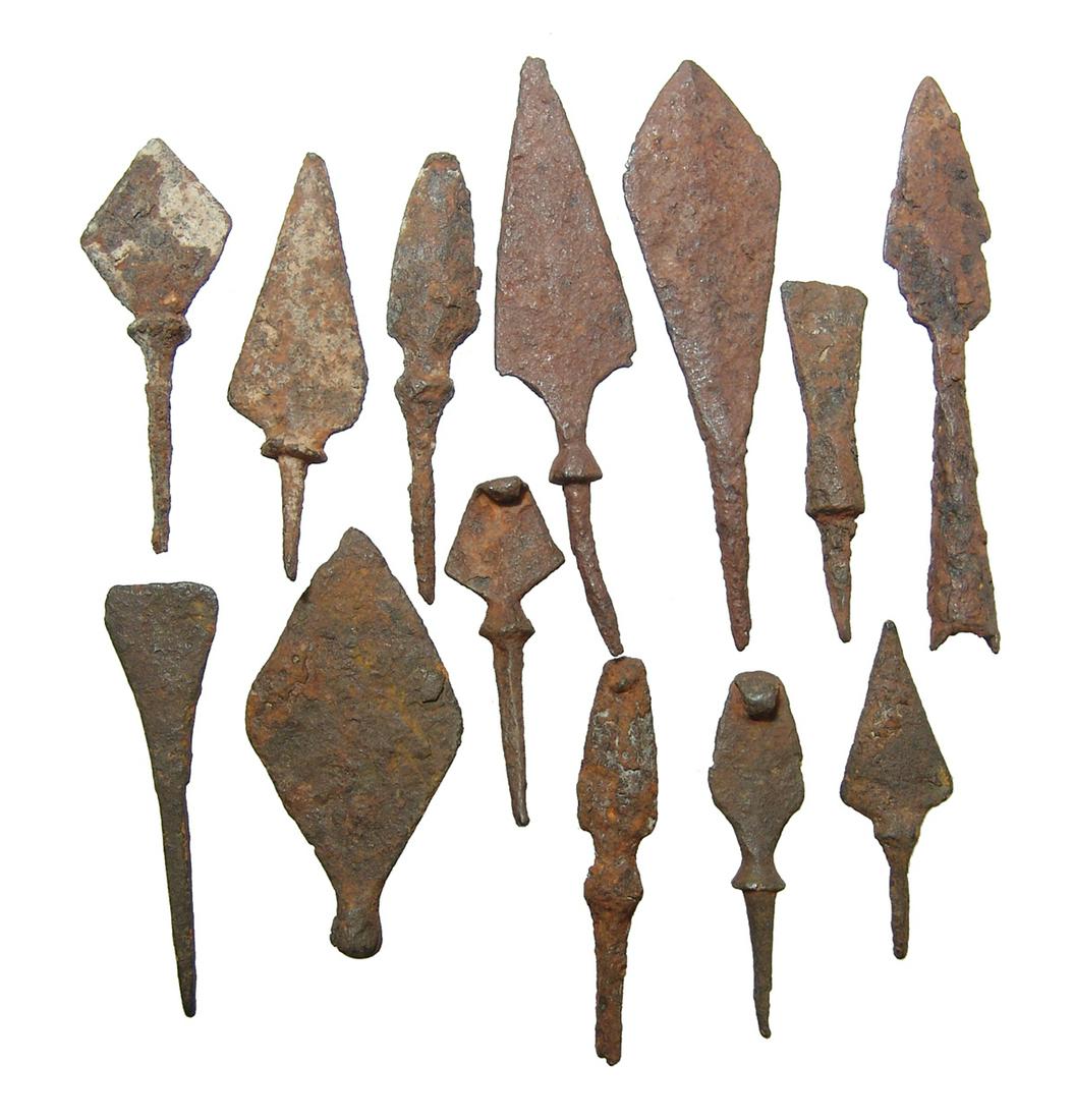 10 Chinese iron points, Liao to Qing Dynasty (1 of 1)