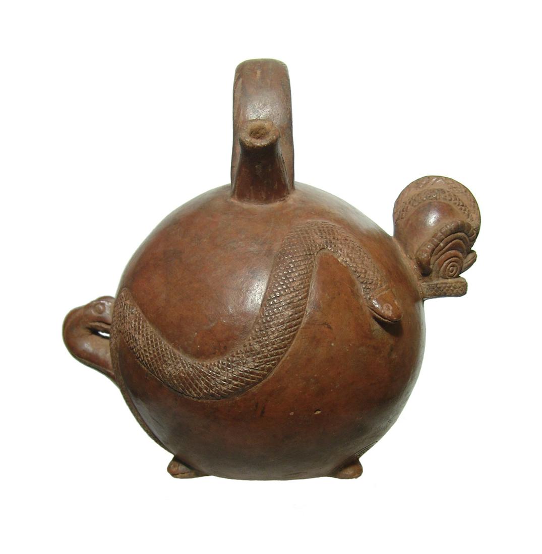 Beautiful Calima ceramic alcarraza, zoomorphic in form (1 of 5)