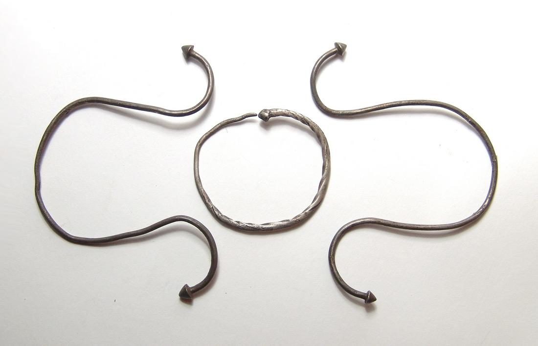 A lot of Thracian silver jewelry items (1 of 2)