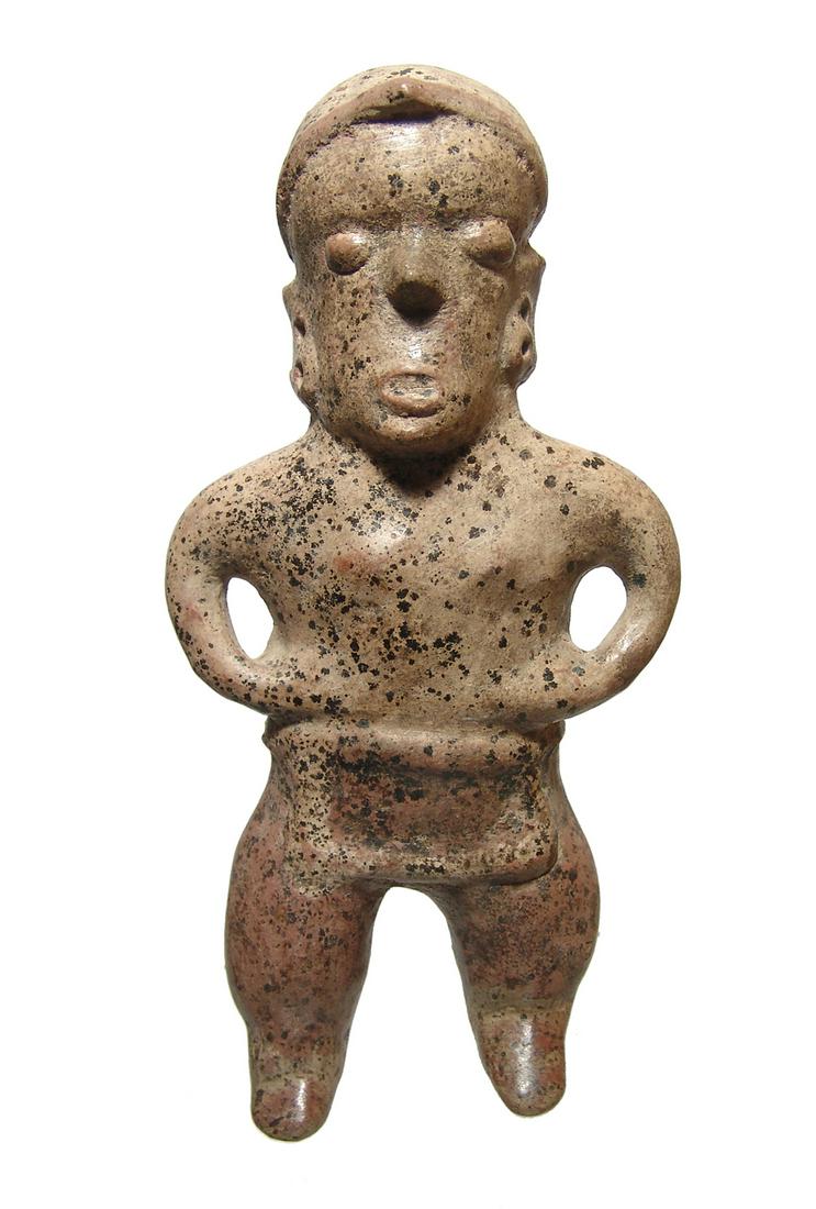 A nice Colima-Pihuamo figure of a standing woman (1 of 3)