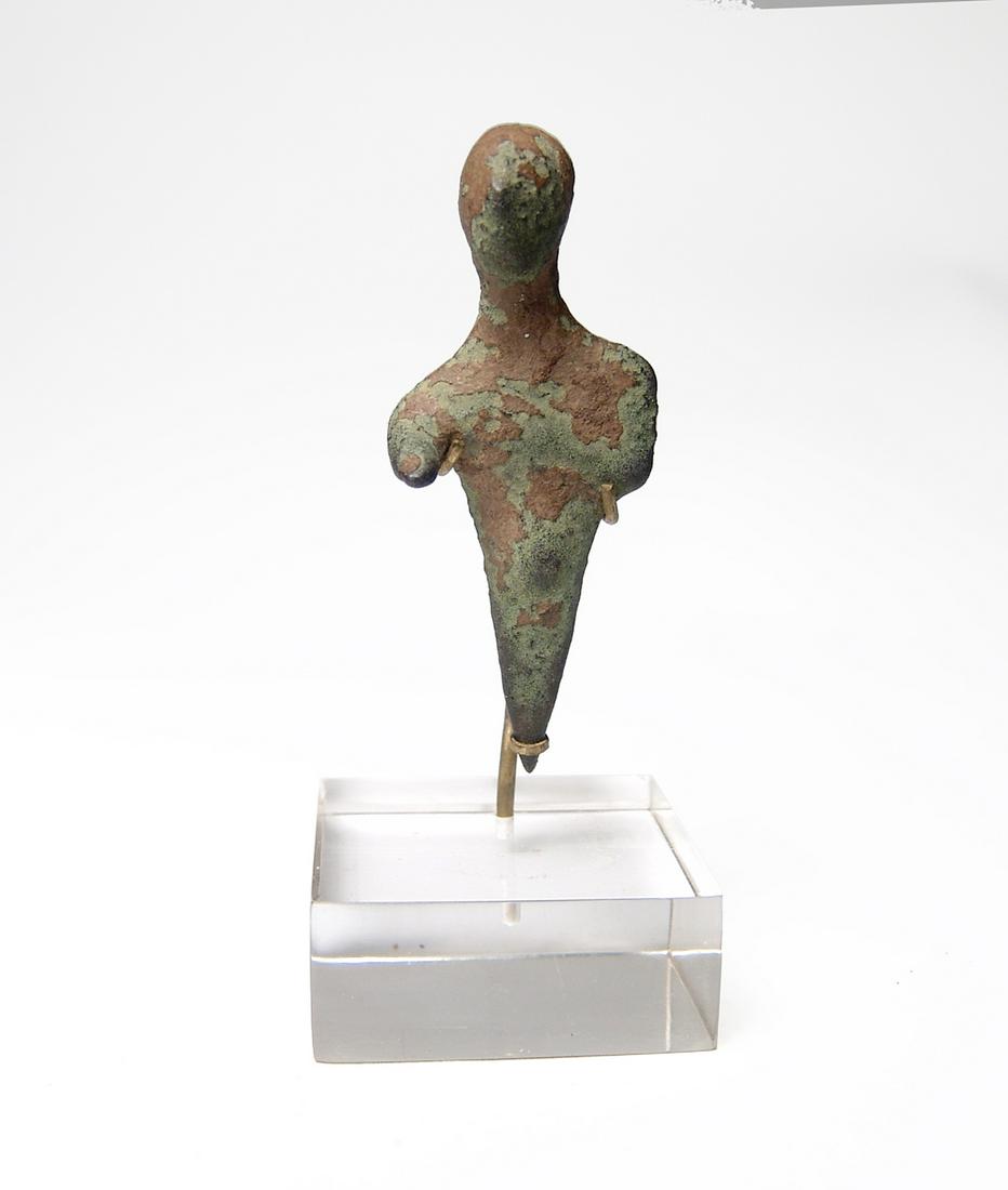 A Near Eastern bronze votive figure (1 of 4)