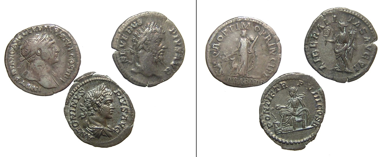 A nice group of 3 Roman silver coins (1 of 1)