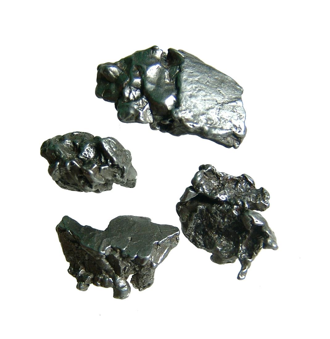 Lot of 5 iron meteorite specimens, Campo del Cielo (1 of 2)