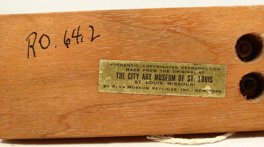 Rare Alva Studios Museum Replica Piece. Need Help