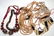 A lot of 4 elaborately beaded necklaces