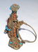 Near Eastern gold earring in the form of a peacock - 3