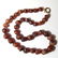 Exceptional strand of 37 striped carnelian beads - 2