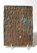 A superb Sabean rectangular bronze plaque