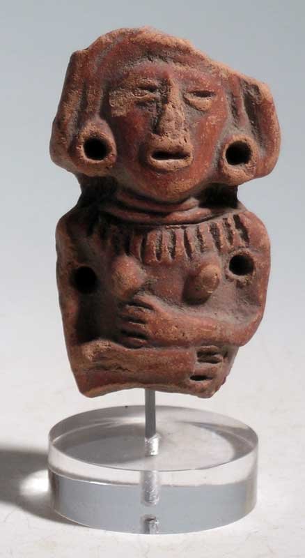 A rare Aztec bust from Mexico (1 of 3)