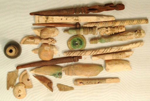 A group of 20+ Egyptian wood fragments (1 of 1)