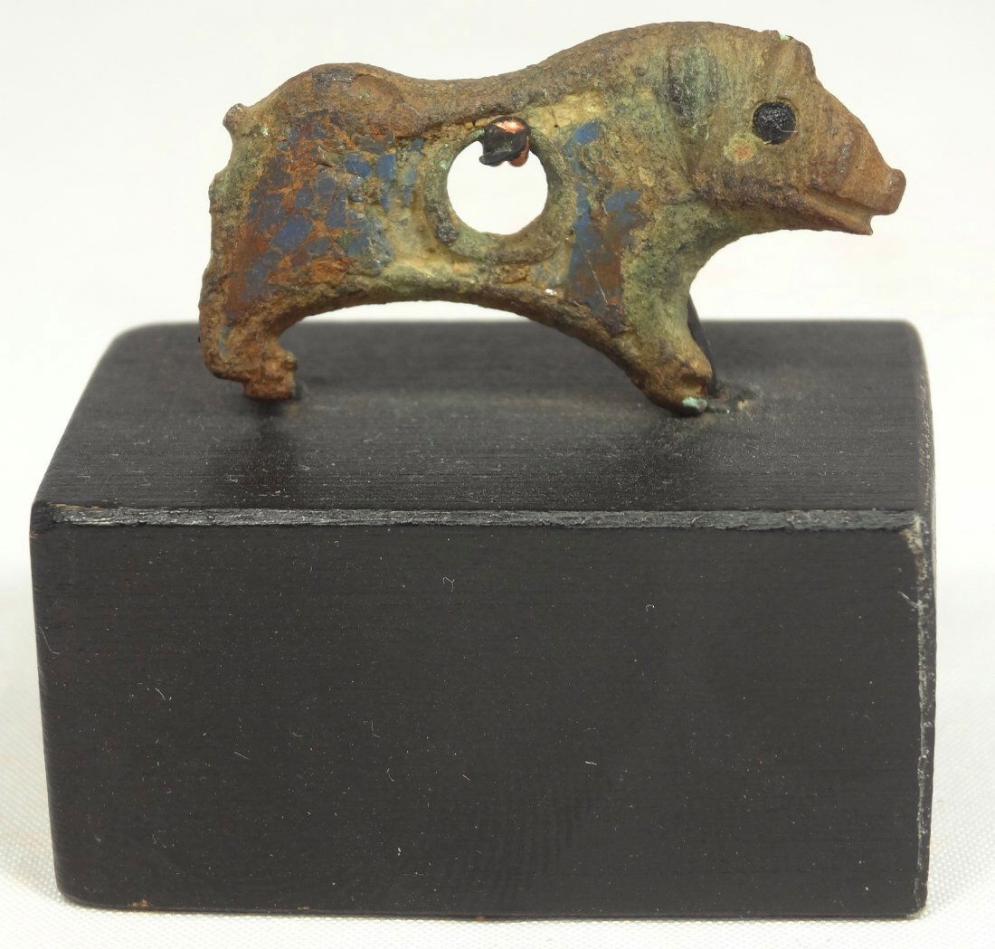 Romano-British brooch in the form of a pig (1 of 2)
