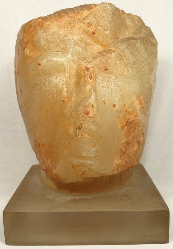 A large South Arabian alabaster head (1 of 4)