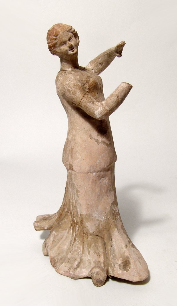 Hellenistic terracotta woman, c. 3rd - 2nd Century BC (1 of 6)