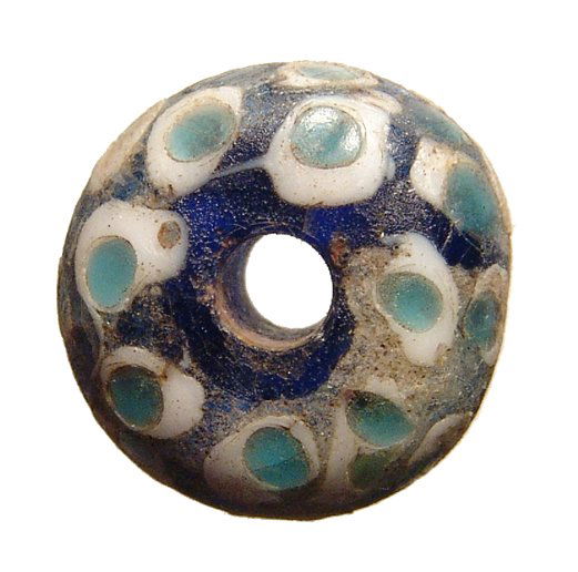 A Phoenician glass eye bead (1 of 4)