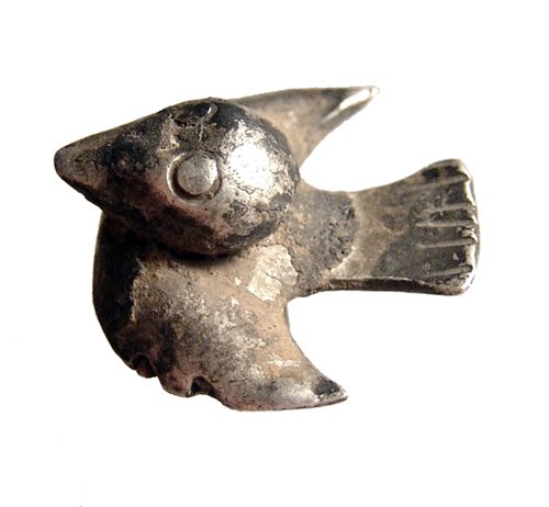 An attractive Inca silver bird (1 of 4)