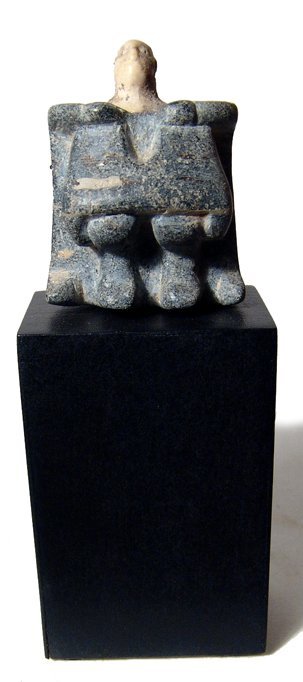 A composite stone seated female figure (1 of 5)