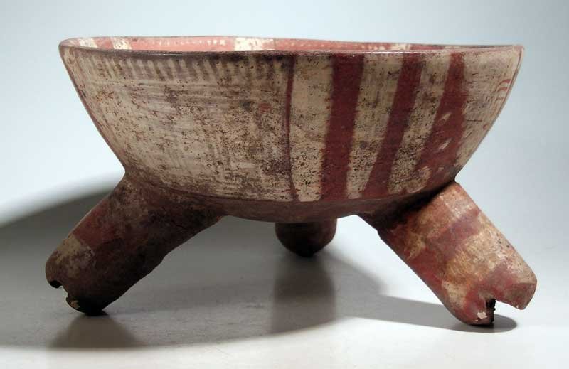 Mixtec-Aztec tripod vessel from Mexico (1 of 4)