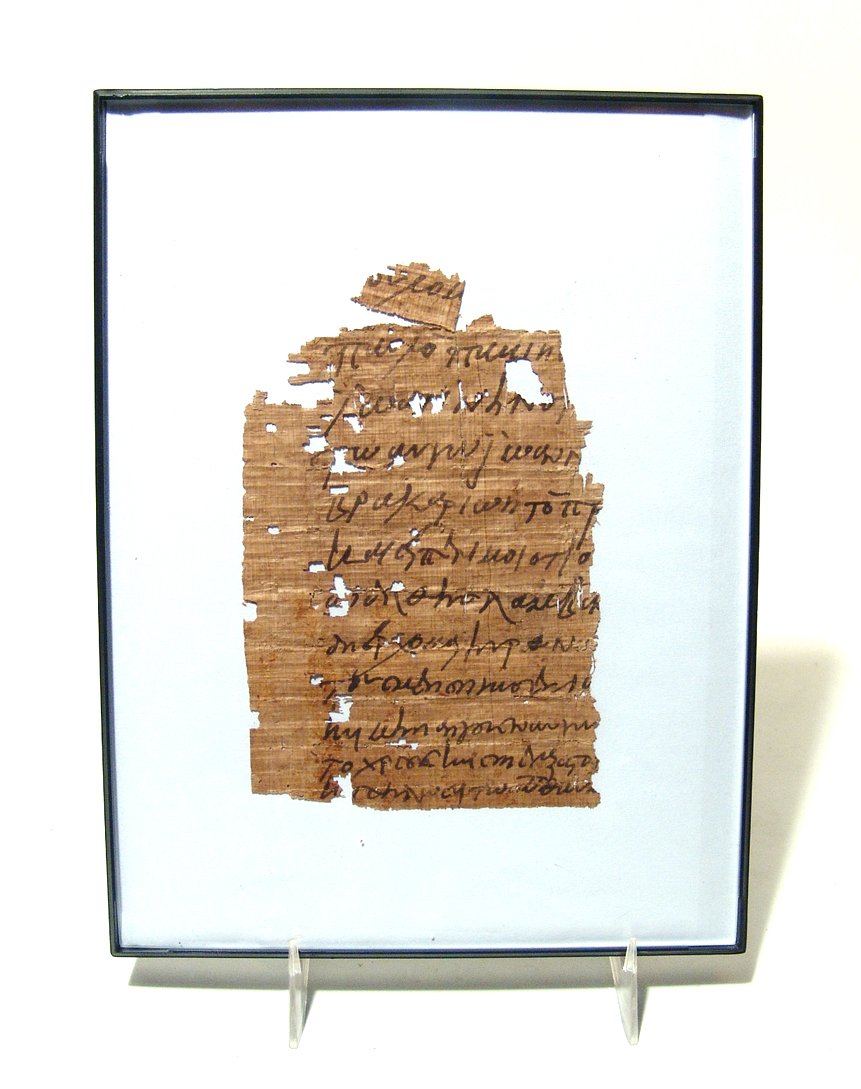 First writings on papyrus image