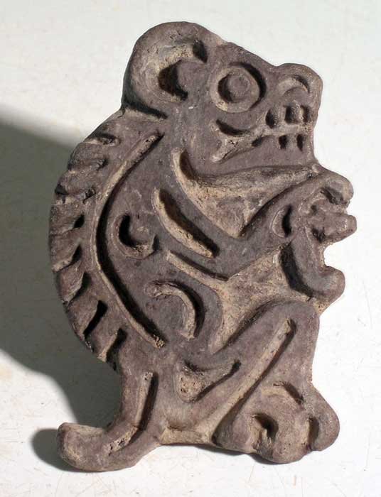 A rare Zapotec stamp seal from Oaxaca (1 of 2)