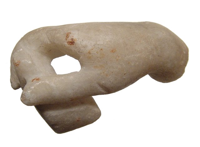 A Roman marble hand from a statue (1 of 4)
