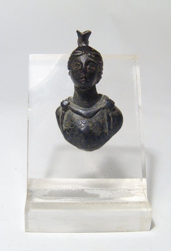 A Roman bronze bust of Mars (1 of 4)