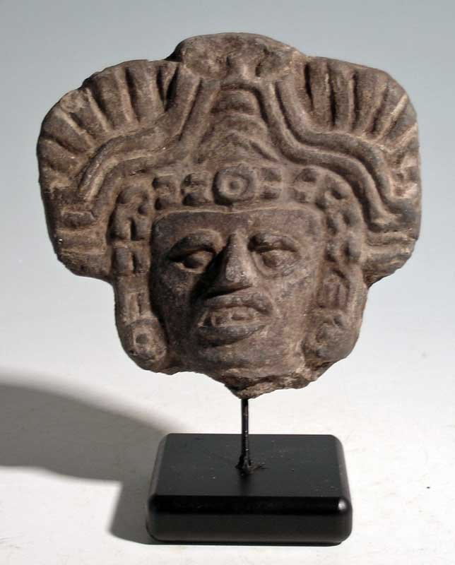 Large Zapotec head fragment from Mexico (1 of 3)
