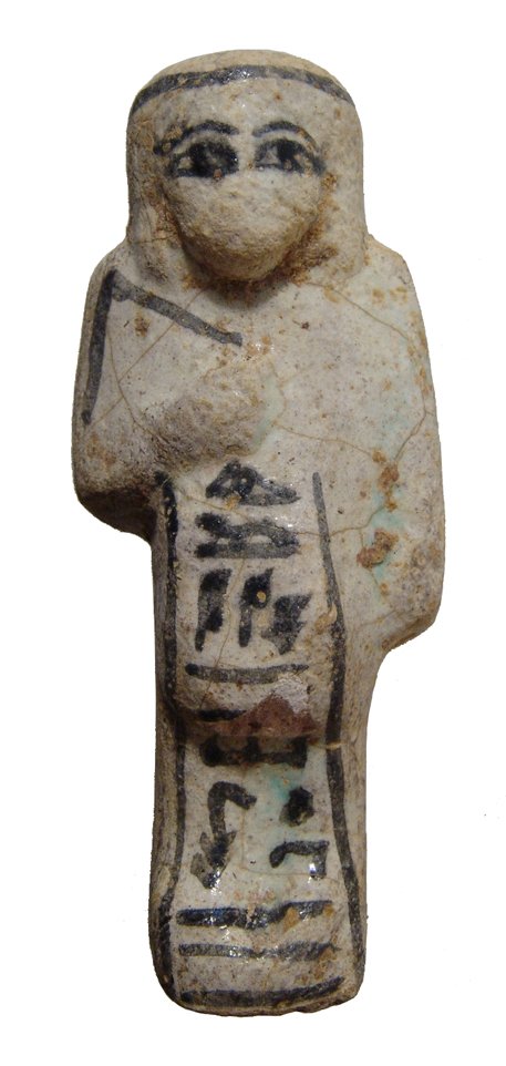 A nice Egyptian faience Reis or Overseer Ushabti (1 of 3)