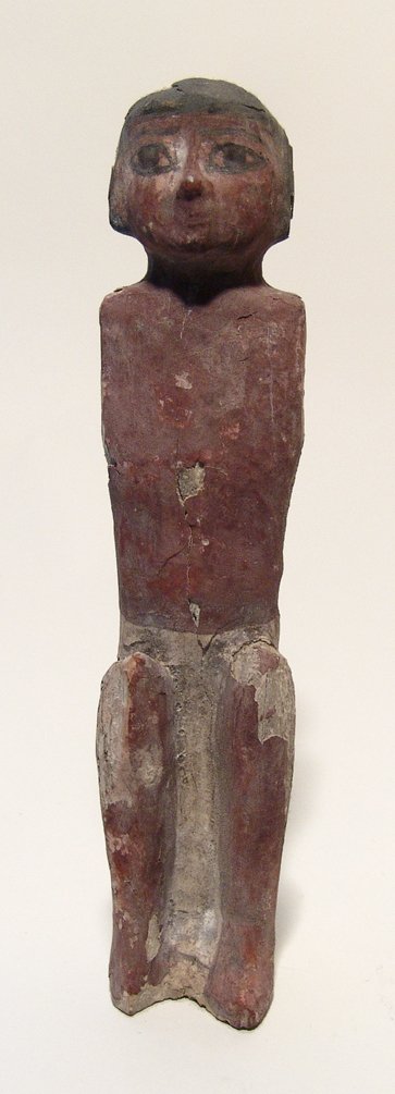 Egyptian wooden figure, Middle Kingdom (1 of 4)